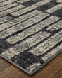 Kano 39LKF Gray/Black/Ivory Area Rug