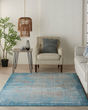 Karma KRM01 Blue Area Rug