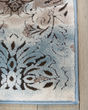 Karma KRM05 Ivory/Blue Area Rug