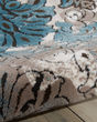 Karma KRM05 Ivory/Blue Area Rug