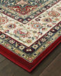 Kashan 119n Red/Ivory Area Rug