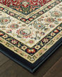 Kashan 119u Navy/Ivory Area Rug