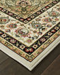 Kashan 119w Ivory/Beige Area Rug