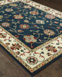 Kashan 2336b Navy/Ivory Area Rug
