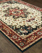 Kashan 96w Red/Ivory Area Rug