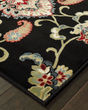 Kashan 9946k Black/Multi Area Rug
