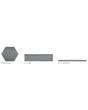 Kensington Charcoal Glossy Ceramic Tile
