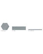 Kensington Sterling Glossy Ceramic Tile
