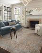 Katherine KES-02 Terracotta/Smoke Area Rug