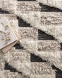 Khalid KF-02 Natural/Black Area Rug