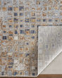 Laina 39G0F Tan/Ivory/Blue Area Rug