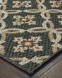 Latitude 1904k Grey/Orange Area Rug