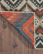 Latitude 2x Grey/Orange Area Rug