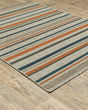 Latitude 602w Grey/Blue Area Rug