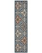 Latitude 709b Blue/Orange Area Rug