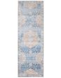 Layla LAY-07 Blue/Tangerine Area Rug