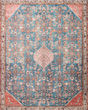 Layla LAY-10 Marine/Clay Area Rug