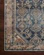 Lenna LEA-01 Indigo/Natural Area Rug