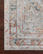 Lenna LEA-02 Ocean/Apricot Area Rug