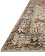 Lenna LEA-03 Rust/Charcoal Area Rug