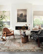 Lenna LEA-03 Rust/Charcoal Area Rug