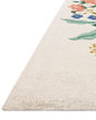 Les Fleurs LES-04 Ivory/Multi Area Rug