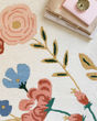 Les Fleurs LES-04 Ivory/Multi Area Rug
