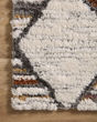 Levitt Shag LEV-05 Ivory/Fiesta Area Rug