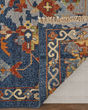 Leylan 0587F Blue/Orange/Red Rug