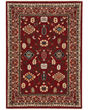 Lilihan 43s Red/Black Area Rug