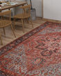 London 4805 Red Area Rug
