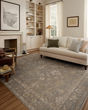 Louisa LOI-04 Lagoon/Ivory Area Rug