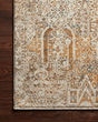 Lourdes LOU-05 Ivory/Orange Area Rug