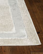 Luna 7129 Ivory/Silver Border Area Rug