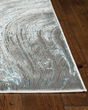 Luna 7130 Silver/Blue Stroked Area Rug