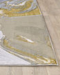 Luna Gold/Grey Watercolors Area Rug