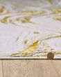Luna Gold/Grey Watercolors Area Rug