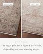 Lyra LYR-06 Berry/Stone Area Rug