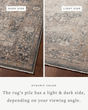 Lyra LYR-06 Denim/Sand Area Rug