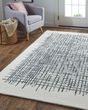 Maddox 8630F Ivory/Gray/Black Area Rug