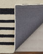 Maguire 8901F Ivory/Black Area Rug