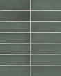 Makoto Midori Green 2.5" x 10" Matte Ceramic Wall Tile