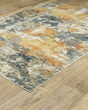Malibu mal05 Blue/Gold Area Rug