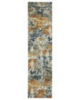 Malibu mal05 Blue/Gold Area Rug