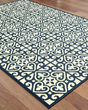 Marina 5927b Ivory/Navy Area Rug