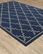 Marina 7765b Navy/Ivory Area Rug