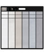 Massive Charcoal Cement Porcelain Tile