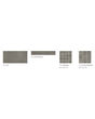 Massive Charcoal Cement Porcelain Tile