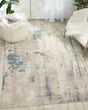 Maxell MAE17 Ivory/Teal Area Rug