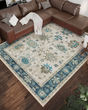 Marbella MB6 Flax Area Rug